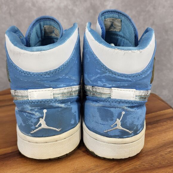 Nike Air Jordan 1 Retro Alpha Sneakers Mens‎ 12 White University Blue 136085-140 main image 10